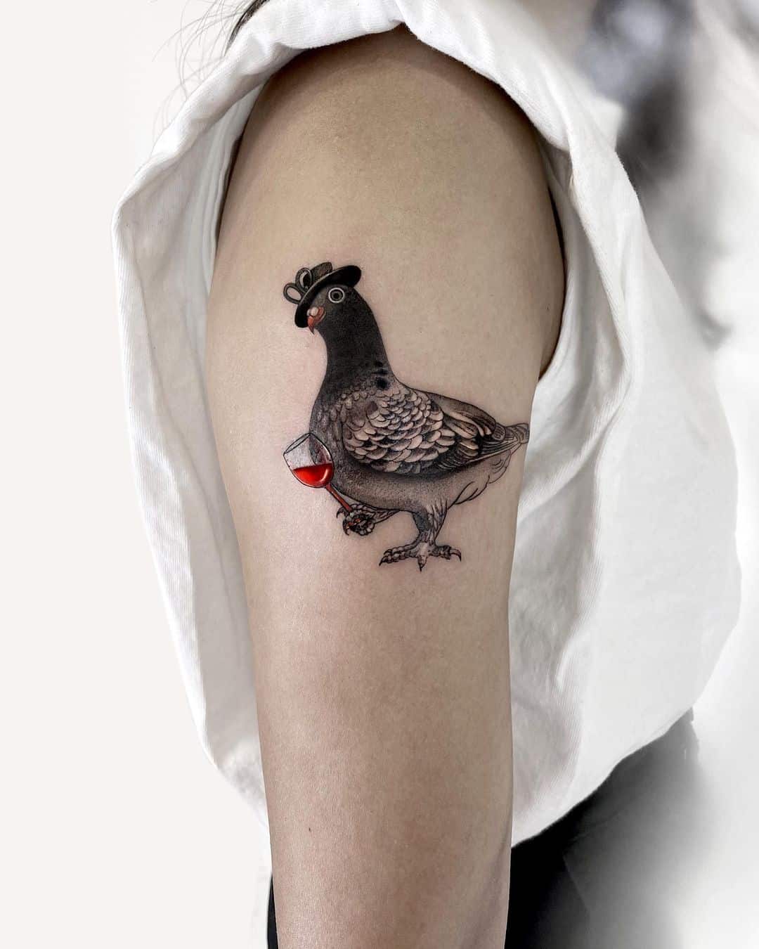 Pigeon Meanings In tattoo